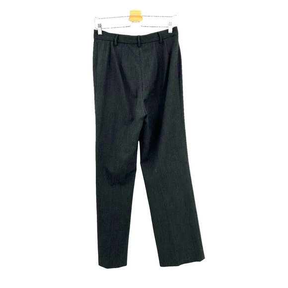 MaxMara‎ Charcoal Gray Wool Vintage Trouser Dress Pants Size US 10 - Picture 5 of 8